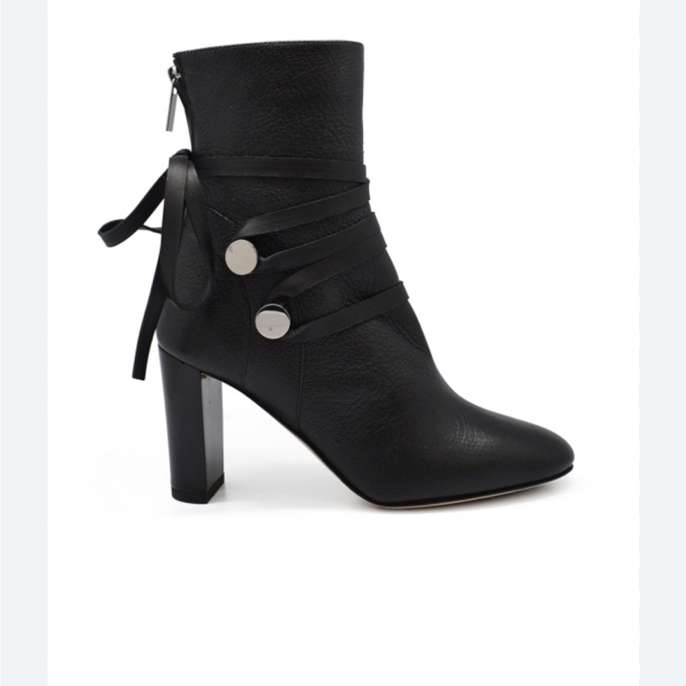 Jimmy Choo Houston 45 suede tie back boots